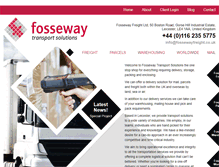 Tablet Screenshot of fossewayfreight.co.uk